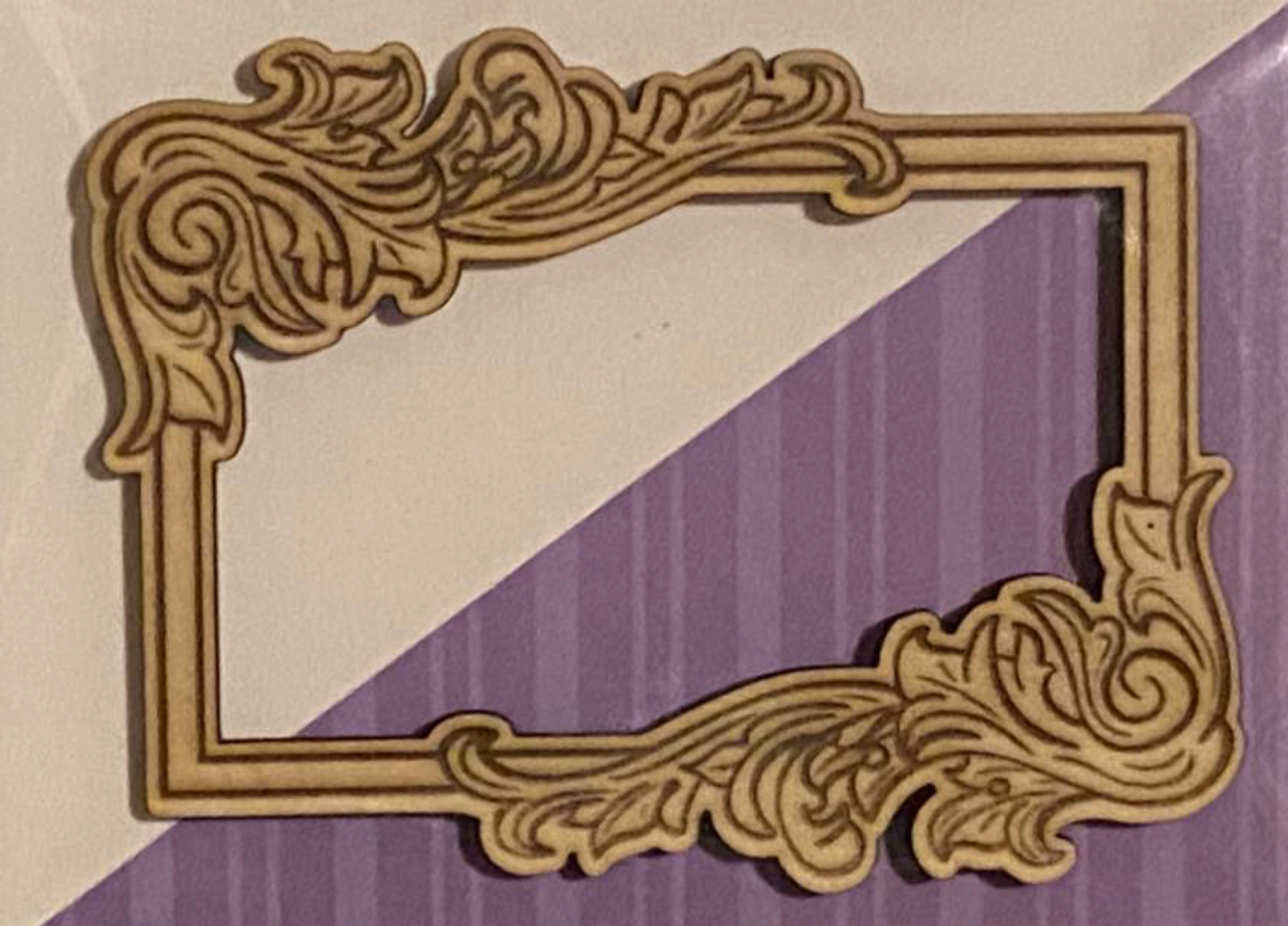 Name Plate / Book Plate / Window Frame: Filigree