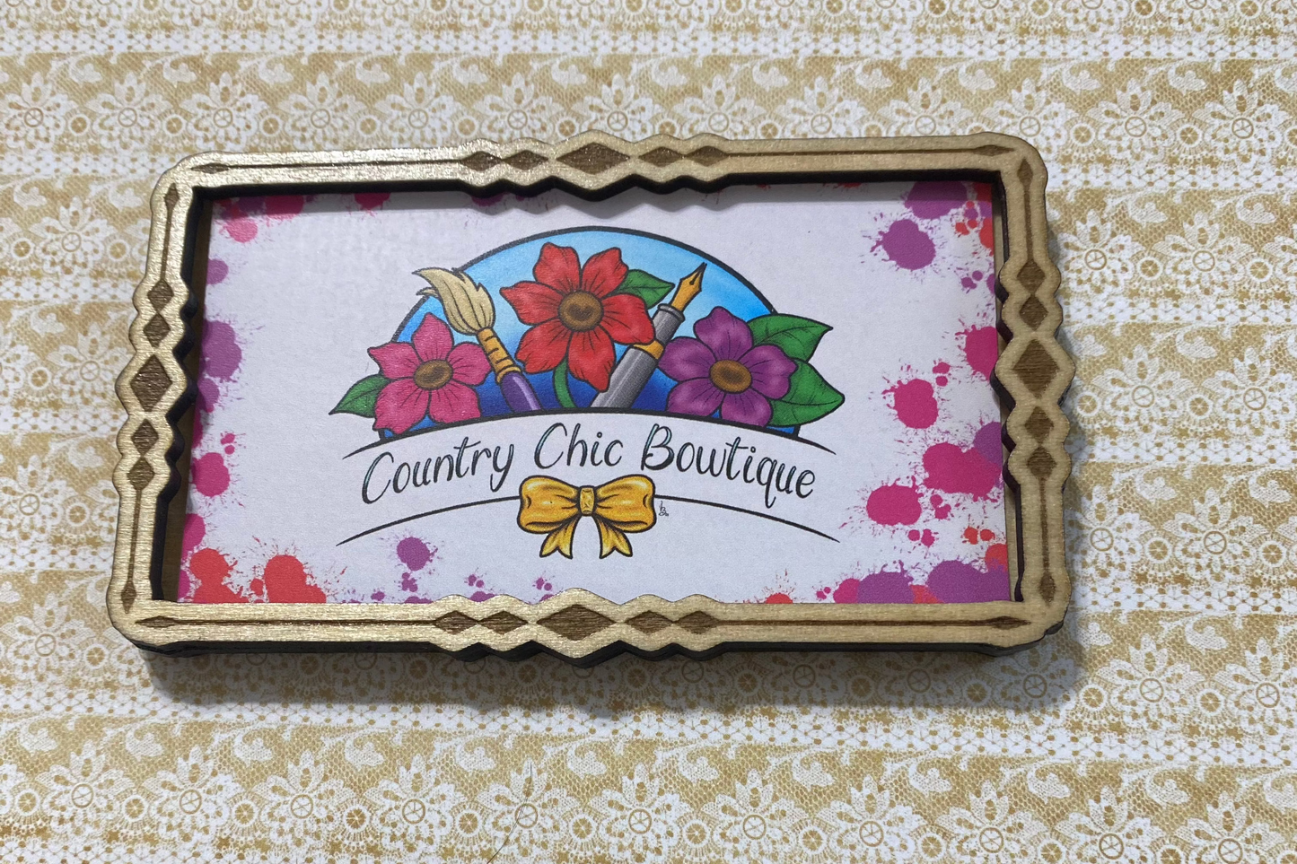 Magnet: Business Card Holder