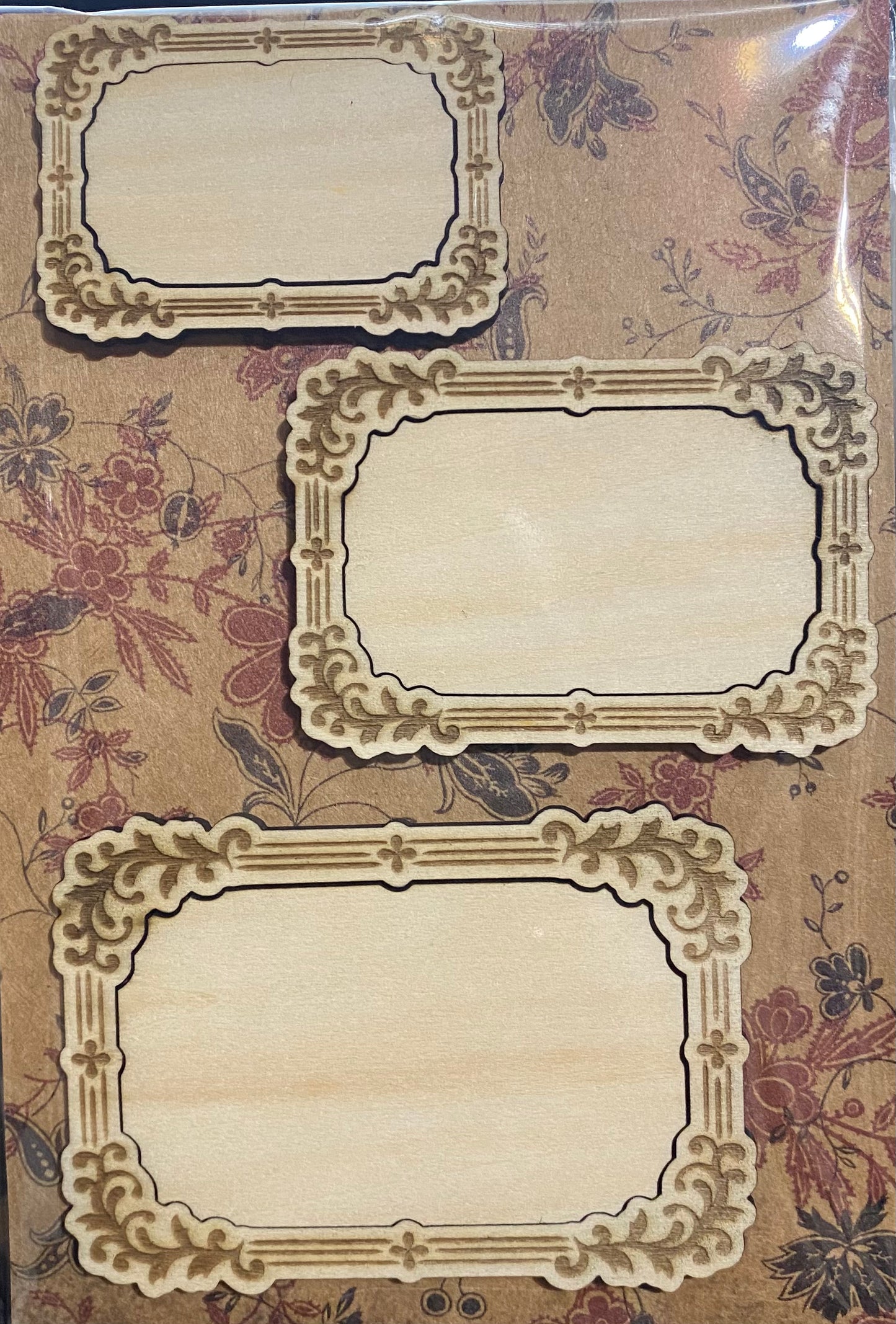 Name Plate / Book Plate: Set of 3 with Filigree