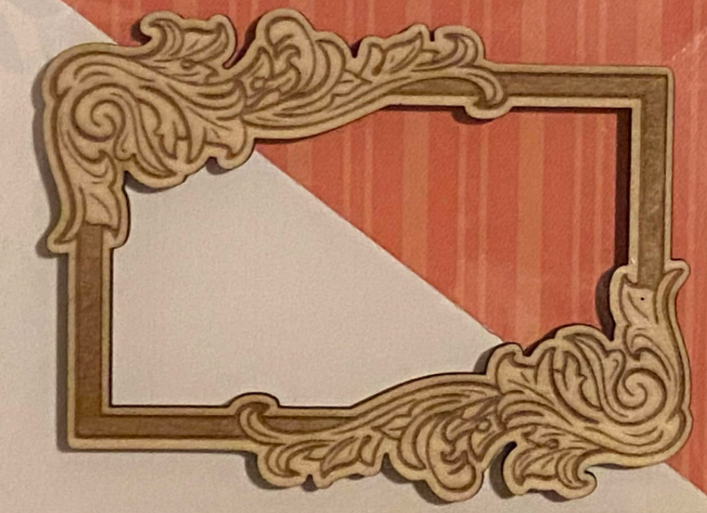 Name Plate / Book Plate / Window Frame: Shaded Filigree