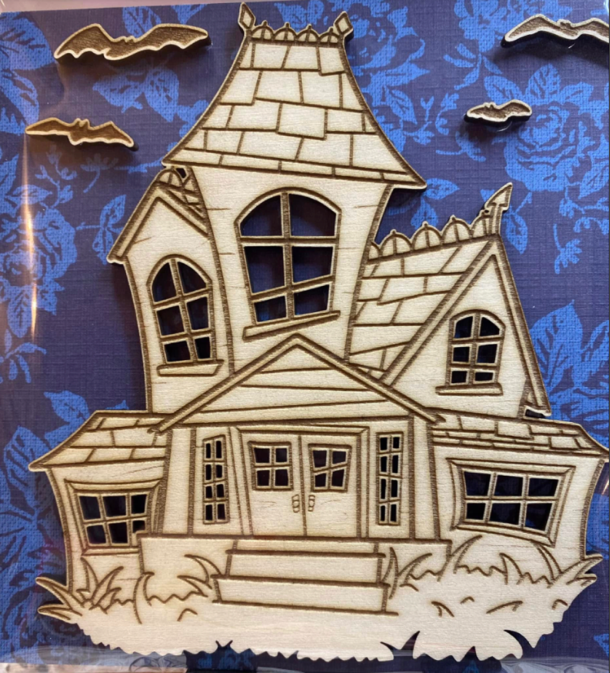 Wooden Glue-on: House