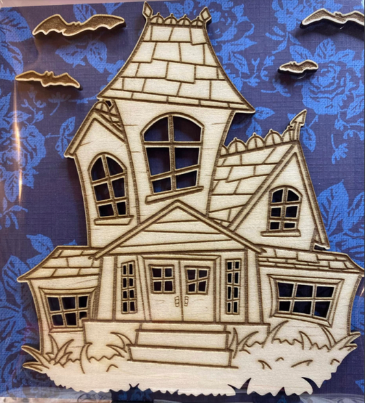 Wooden Glue-on: House