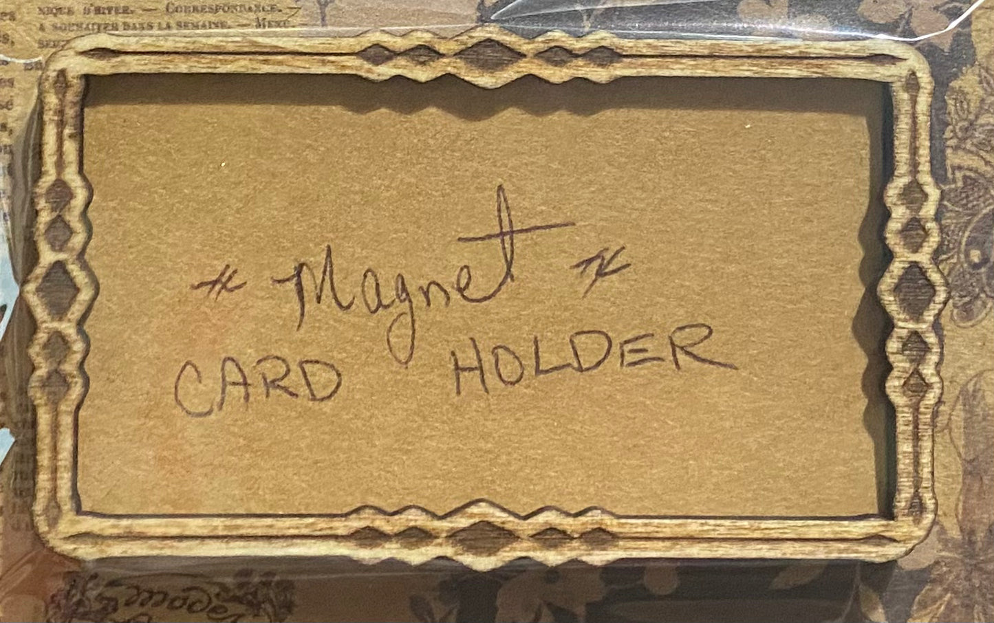 Magnet: Business Card Holder