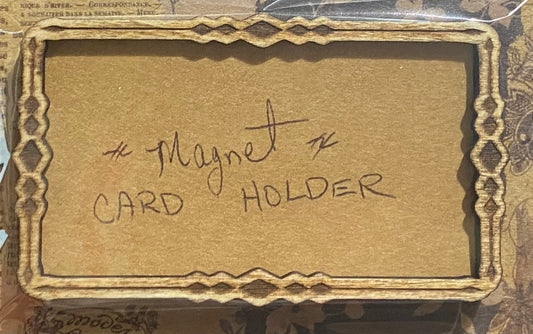 Magnet: Business Card Holder