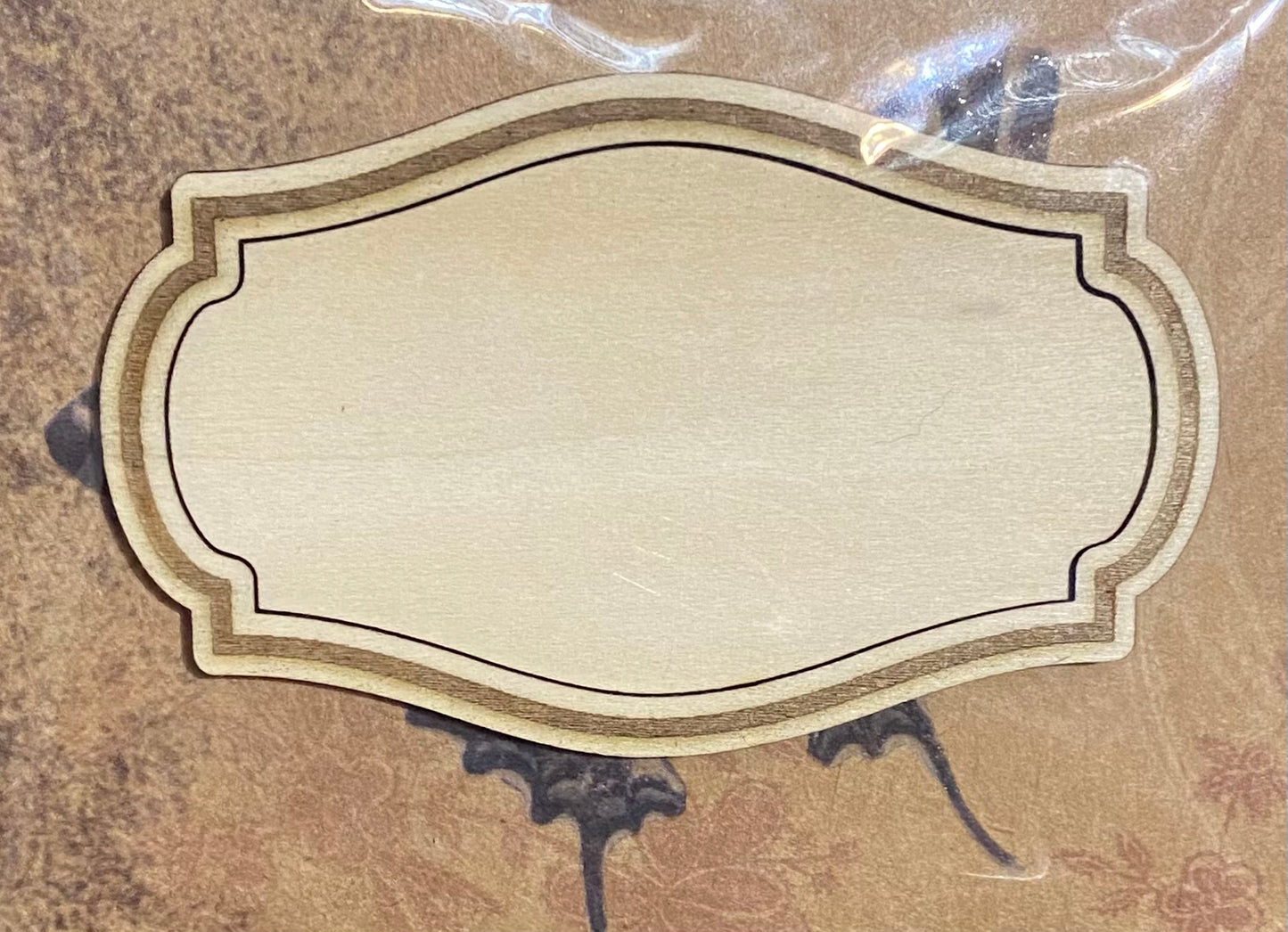 Name Plate / Book Plate: Curved Design