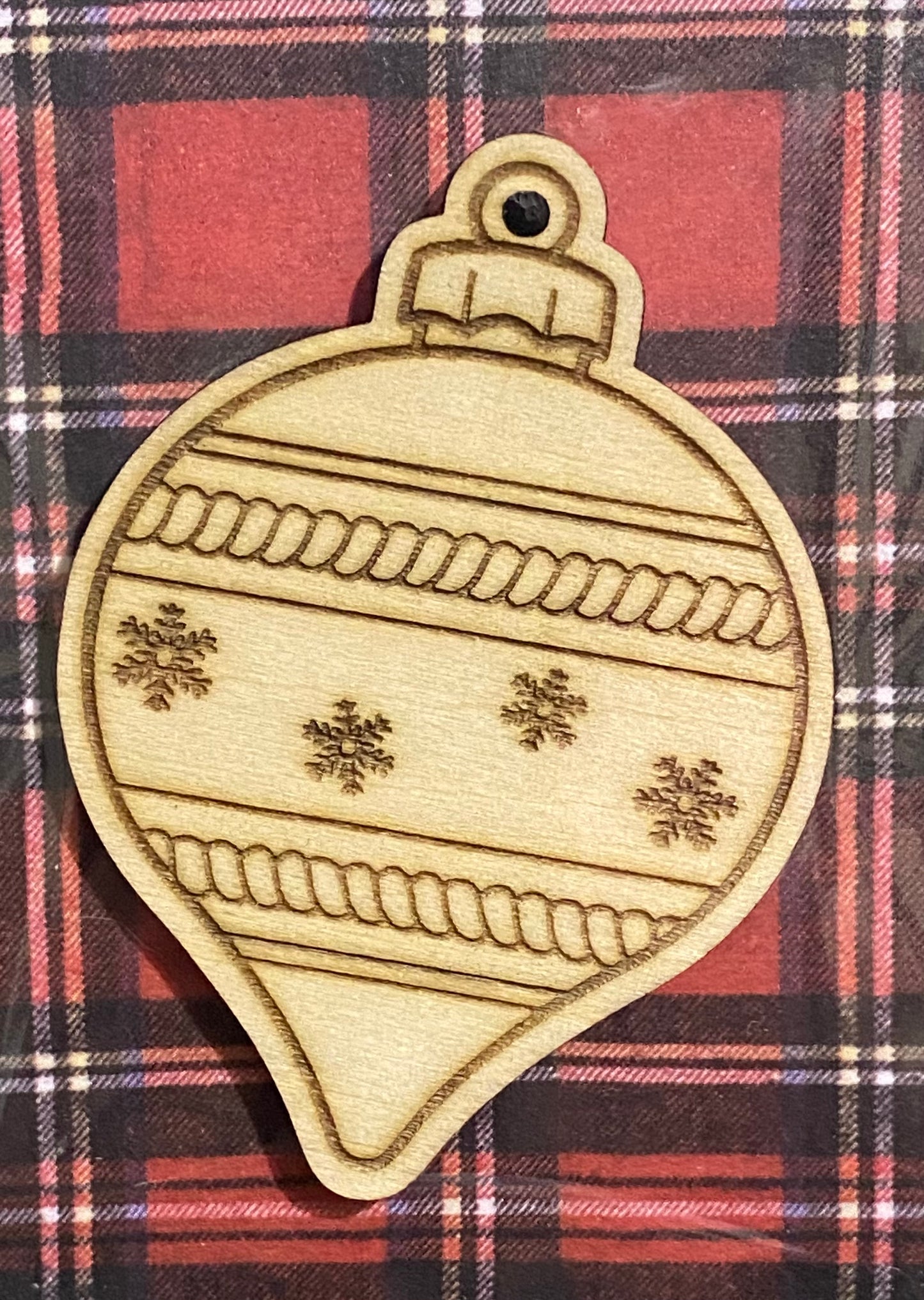 Wooden Glue-on: Christmas Ornament