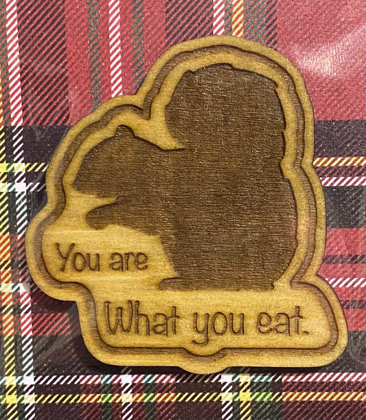 Magnet: Squirrel_You are what you eat.