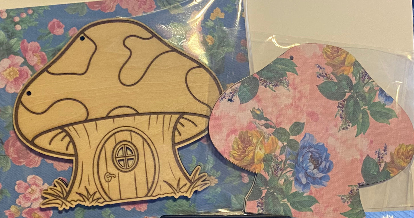Flip Journal: Mushroom with Paper Pack
